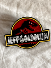 Jurassic Park Logo Jeff Goldblum Pin