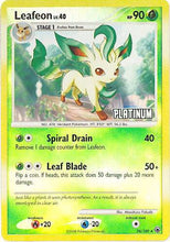 Pokémon - Burger King Promo (BKP) - Leafeon [Platinum Stamp] 024/100