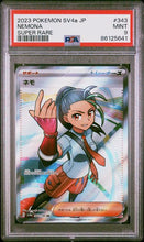 Graded Pokémon (Japanese) - PSA 9 - Shiny Treasure ex (SV4a) - Nemona 343/190