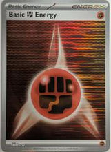 Pokémon - Scarlet & Violet Energies (SVE) - Basic Fighting Energy 022 [Holo]