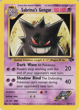 Pokémon - Gym Challange (G2) - Sabrina’s Gengar 29/132