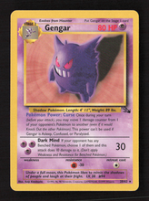 Pokémon - Fossil (FO) - Gengar 20/62