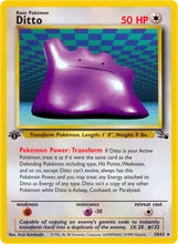Pokémon - Fossil (FO) - Ditto (1st Edition) 18/62