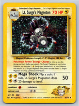 Pokémon - Gym Heroes (G1) - Lt. Surge’s Magneton 8/132