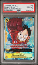 Graded One Piece - PSA 10 - 500 Years in the Future (OP07) - Monkey.D.Luffy (Parallel) OP07-109