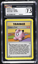 Graded Pokémon - CGC 7.5 - Base Set (BS) - Clefairy Doll 70/102