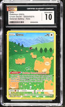 Graded Pokémon - CGC 10 - Crown Zenith: Galarian Gallery (CRZ:GG) - Ditto GG22/GG70