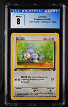 Graded Pokémon - CGC 8 - Team Rocket (TR) - Dratini [1st Edition] 53/82
