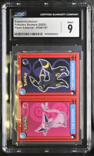 Graded Pokémon - CGC 9 - Pokédex Stickers (2022) (Flash Editorial) - Espeon/Umbreon 196/197