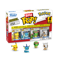 Funko Bitty POP! Pokémon 4-Pack Series 1 Pikachu, Vaporeon, Caterpie, & Cubone