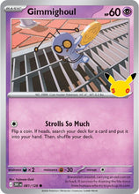 Pokémon - 30th Celebration (30C) - Gimmighoul 081/128