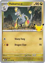 Pokémon - 30th Celebration (30C) - Hakamo-o 111/128