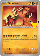 Pokémon - 30th Celebration (30C) - Groudon 082/128