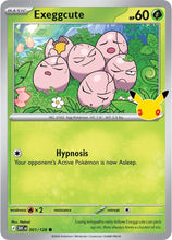 Pokémon - 30th Celebration (30C) - Exeggcute 001/128