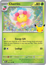 Pokémon - 30th Celebration (30C) - Cherrim 007/128