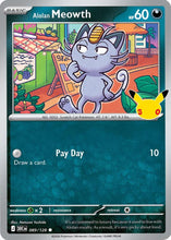 Pokémon - 30th Celebration (30C) - Alolan Meowth 089/128
