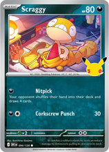 Pokémon - 30th Celebration (30C) - Scraggy 094/128