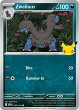 Pokémon - 30th Celebration (30C) - Zweilous 098/128