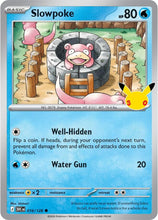 Pokémon - 30th Celebration (30C) - Slowpoke 016/128
