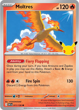 Pokémon - 30th Celebration (30C) - Moltres 011/128