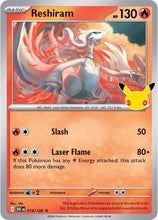 Pokémon - 30th Celebration (30C) - Reshiram 014/128 (Copy)