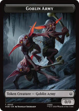 Magic the Gathering - The Hobbit (HOB) - Goblin Army (0003) // Wolf (0009) Double-Sided Token