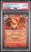 Graded Pokémon - PSA 8 - Scarlet & Violet Promo Cards (SVP) - Flareon 167