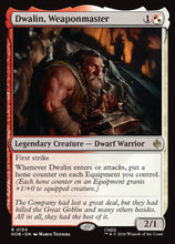 Magic the Gathering - The Hobbit (HOB) - Dwalin, Weaponmaster 0154