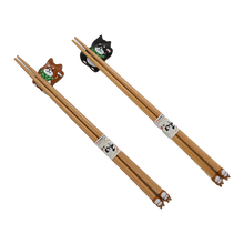 Shiba Inu 2 Pair Wooden Chopsticks and Chopsticks Rests Gift Set (1/80)