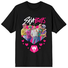 KPop Demon Hunters Saja Boys Heart on Black Short Sleeve Adult T Shirt