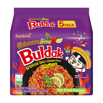 Buldak Habanero Lime Ramen 5pck