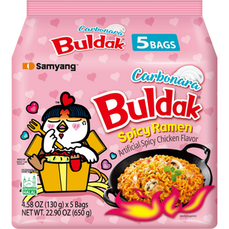 Samyang Buldak Carbonara Spicy Ramen